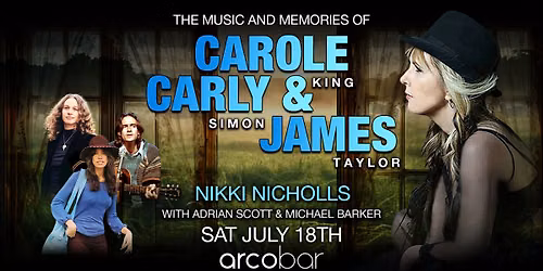 The Music & Memories of Carole, Carly & James | Dinner & Show