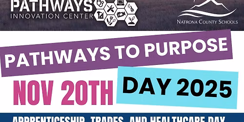 WYOJATC Table @ Pathways to Purpose- Apprenticeship, Trades & Healthcare Day