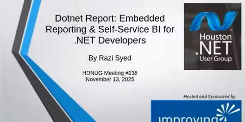 Dotnet Report: Embedded Reporting & Self-Service BI for .NET Developers