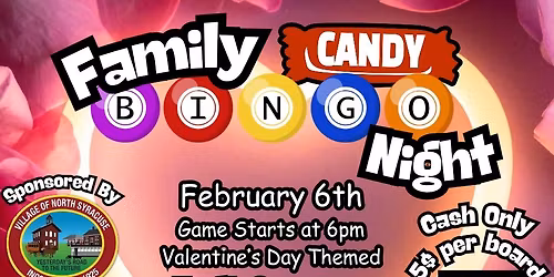Valentine\u2019s Family Candy Bingo Night