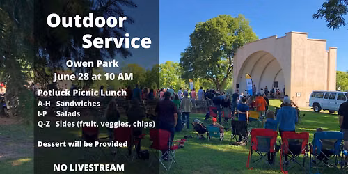 Outdoor Service @ Owen Park