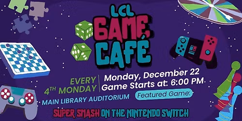 LCL Game Caf\u00e9 - NEW PROGRAM!