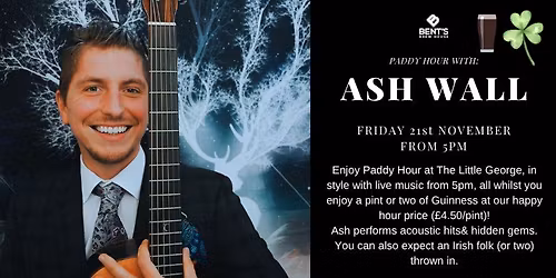 Paddy Hour with Live Music: Ash Wall