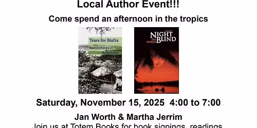 Author Event with Jan Worth & Martha Jerrim