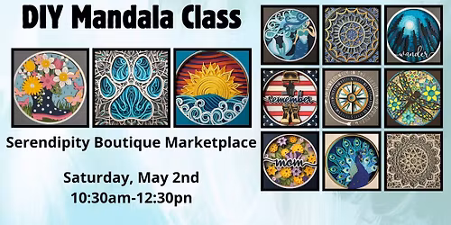 A Creative Start to Your Weekend - Saturday, May 2nd 10:30am-12:30pm