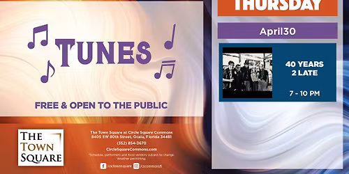 Tunes by 40 Years 2 Late