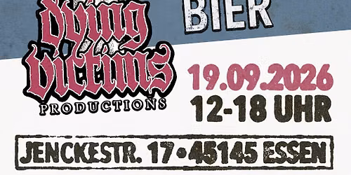 Lagerverkauf bei Dying Victims