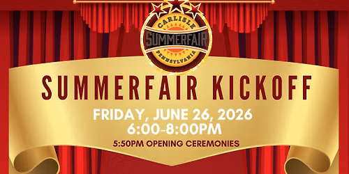 Carlisle Summerfair Opening Ceremonies (FREE Ice Cream Social\/Cheap Sneakers Concert\/Kids Carnival)