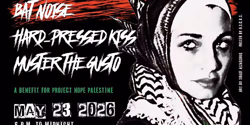Sonoma County Punks for Palestine Show - Benefit for Project Hope For Palestine