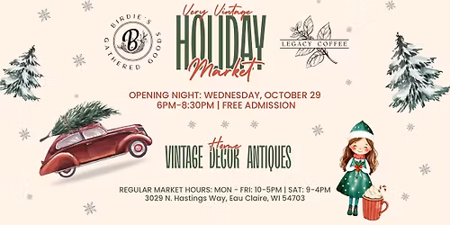 \u2728Sip, Shop & Sparkle: Holiday Launch at Legacy Coffee & Birdie\u2019s