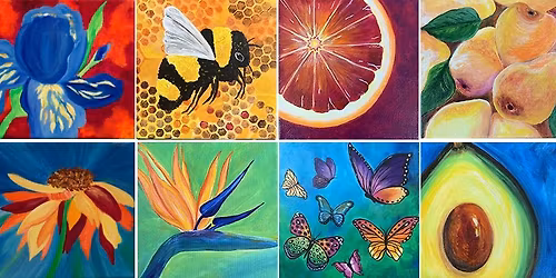 Still Life Minis: Acrylic Painting on Small Canvases with Jen Livia