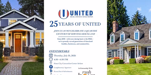 United Real Estate Solutions 25th Anniversary Celebration & Rush Hour Connect