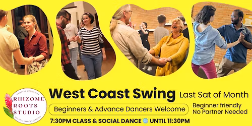West Coast Swing Class & Social Dance- Last Sat in Ypsi