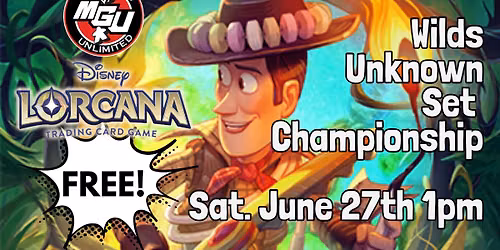 Lorcana Wilds Unknown Set Championship