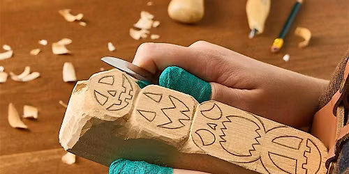 Lee Valley Tools Kelowna Store - Carve a Stack of Wooden Pumpkins