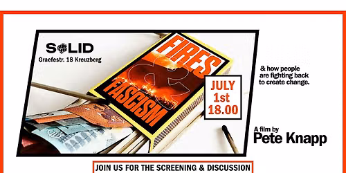 Film Screening & Discussion: Fires and Facism
