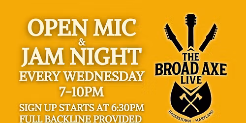 Open Mic & Jam Night at The Broad Axe