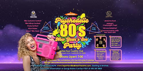 Psychedelic 80s New Years Eve Party