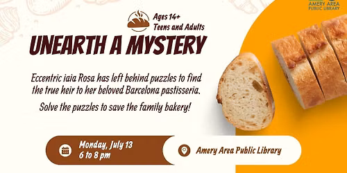 Unearth a Mystery (Ages 14+)