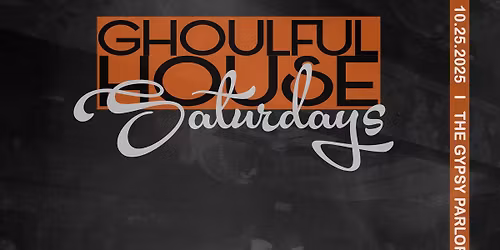 SOULFUL HOUSE SATURDAYS WITH GROTE, J.A.B. And JohnLuc Jubert