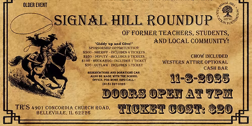 SHEF Nov 8th Signal Hill Roundup