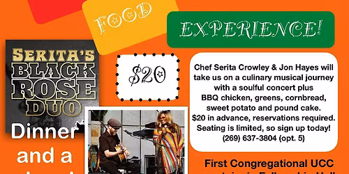 Soul Food Experience with Serita's Black Rose Duo