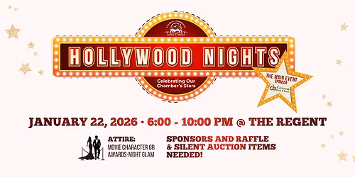 Annual Dinner - Hollywood Nights: Celebrating our Chamber's Stars