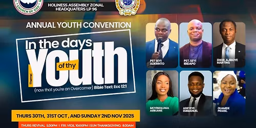 ANNUAL YOUTH CONVENTION