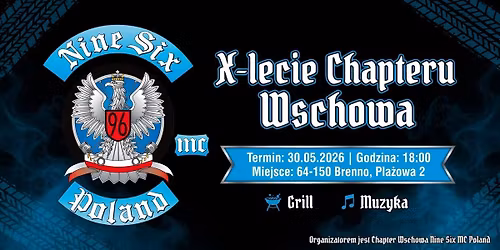 X-lecie CHAPTERU WSCHOWA 