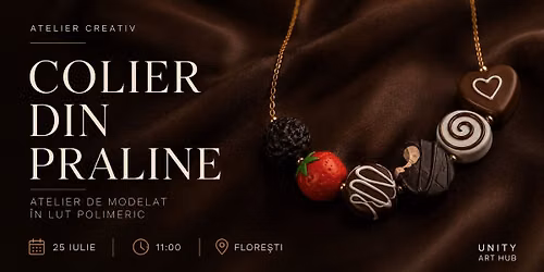 Atelier de modelat \u00een lut polimeric \u2013 Colier din praline