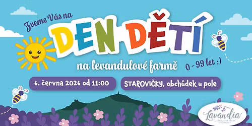 DEN D\u011aT\u00cd NA LEVANDULOV\u00c9 FARM\u011a 6. 6. 2026