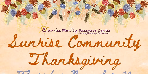 Sunrise Community Thanksgiving