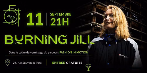 DJ Set Burning Jill au bar le 5