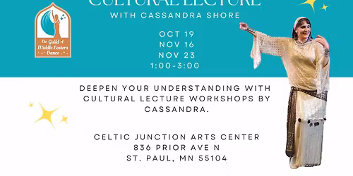 Cultural Lecture Series by Cassandra Shore