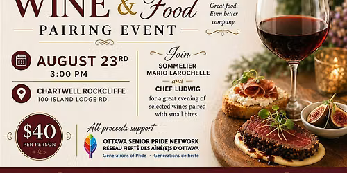 Wine and Food Paring Fundraiser
