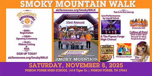 Smoky Mountain Walk to Make Alzheimer's A Memory