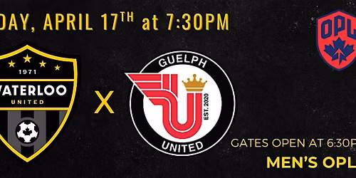 OPL: Waterloo United Men's vs. Guelph Men's