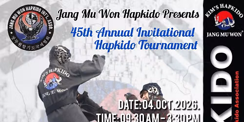 Jang Mu Won Hapkido 45th Annual Hapkido Tournament 