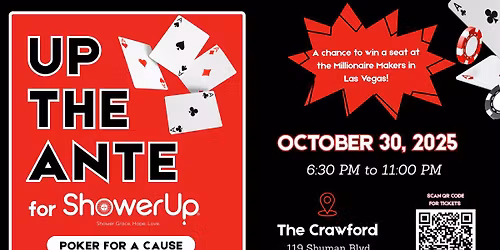 Up the Ante for ShowerUp: Poker for a Cause