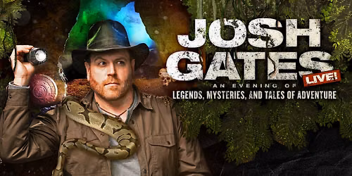 Josh Gates Live! — 100 E Main St, Waterbury, CT, United States, Connecticut 06702