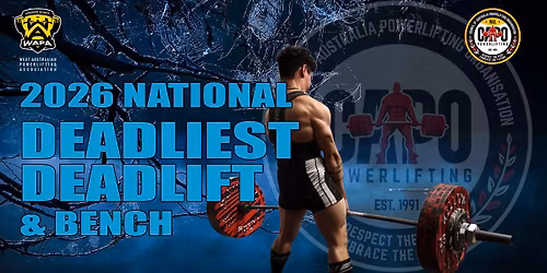 2026 National Deadlift Only & State Bench press Championships