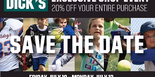 ACYFL 20% off Dicks Sporting Goods sale