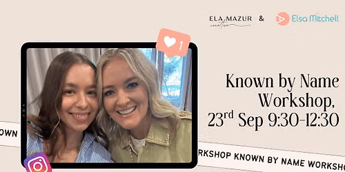 Known by Name Workshop