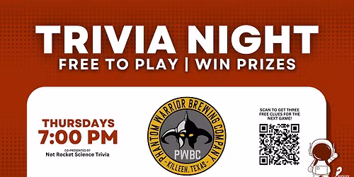 Trivia Night at Phantom Warrior Brewing Company Killeen