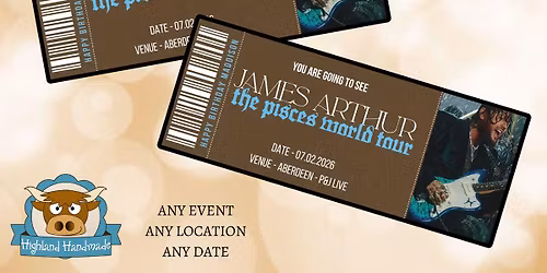 James Arthur at P&J Live Aberdeen