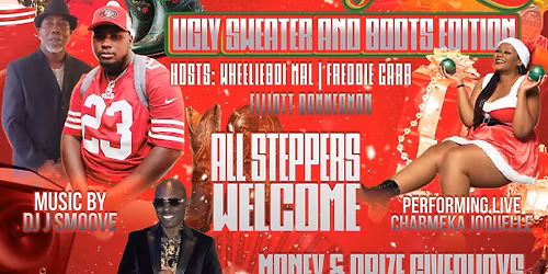 Day After Christmas Ugly Sweater Boots Extravaganza Party