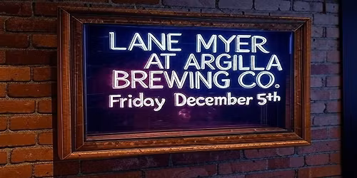 Lane Myer at Argilla Brewing Co. at Pietro's Pizza!
