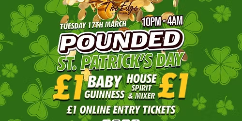 \u00a31 Pounded - St Patrick's Day