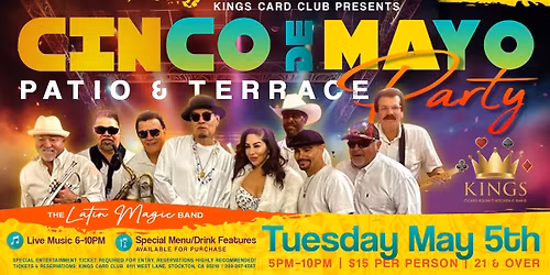 Cinco De Mayo Patio & Terrace Party!