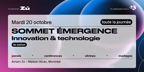 Sommet \u00c9mergence Innovation & technologie